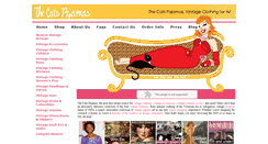 Desktop Screenshot of catspajamas.com